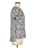 Massimo Dutti Paisley Gray Short Sleeve Blouse Size 6 - photo 4