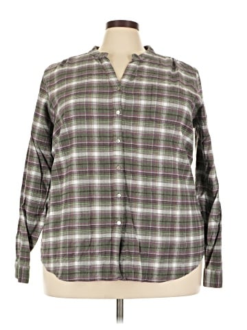 L.L.Bean Long Sleeve Button-Down Shirt (view 1)