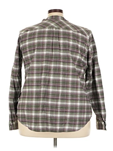 L.L.Bean Long Sleeve Button-Down Shirt (view 2)