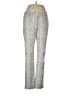 J. McLaughlin Paisley Silver Casual Pants Size 12 - photo 1