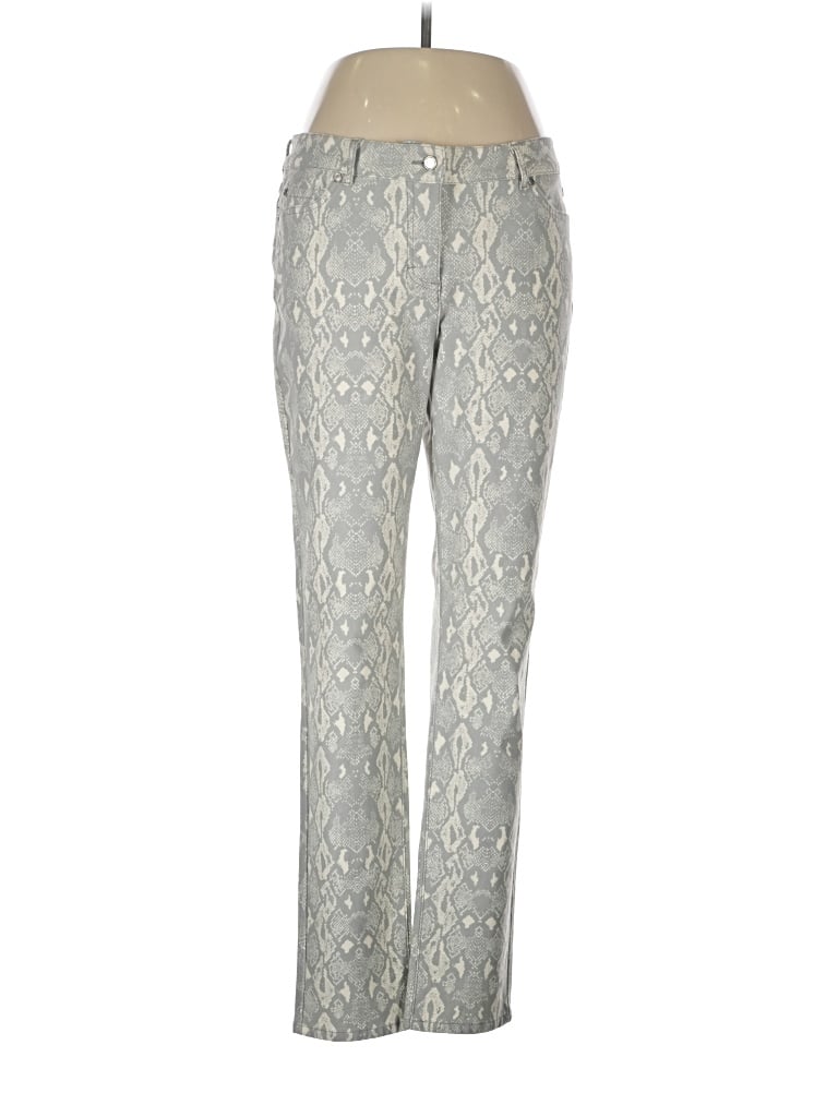 Pre-owned J. Mclaughlin Casual Pants In Silver