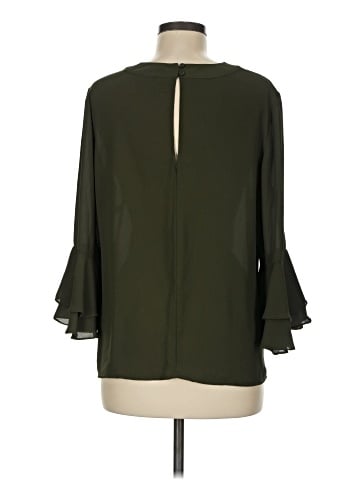 Soho JEANS NEW YORK & COMPANY 3/4 Sleeve Blouse (view 2)