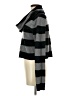 BCBGMAXAZRIA Stripes Gray Wool Pullover Sweater Size M - photo 5