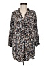 Nic + Zoe Print Blue 3/4 Sleeve Blouse Size M - photo 1