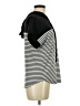 Staccato Stripes Black Short Sleeve Turtleneck Size M - photo 4