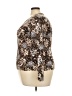 White Stag Animal Print Brown Long Sleeve T-Shirt Size XXL - photo 5