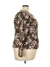 White Stag Animal Print Brown Long Sleeve T-Shirt Size XXL - photo 4