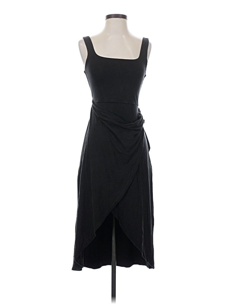 Pre-owned Quince Cocktail Dress In Black