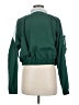 Reebok 100% Polyester Color Block Green Track Jacket Size M - photo 2