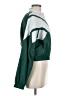 Reebok 100% Polyester Color Block Green Track Jacket Size M - photo 4