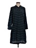 Steven Alan Chevron-herringbone Blue Casual Dress Size 4 - photo 1