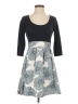 Buttons Stars Gray Casual Dress Size S - photo 1