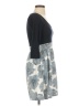 Buttons Stars Gray Casual Dress Size S - photo 4