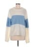 Promesa U.S.A. Color Block Blue Pullover Sweater Size Med - Lg - photo 1