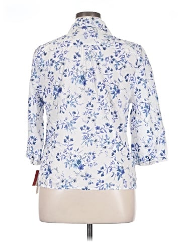 Croft & Barrow 3/4 Sleeve Button-Down Shirt (view 2)