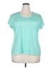 Athleta Teal Short Sleeve Top Size 2X - photo 1