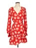 Adelyn Rae 100% Polyester Hearts Red Casual Dress Size S - photo 1