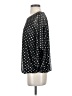 Sara Michelle 100% Polyester Polka Dots Black 3/4 Sleeve Blouse Size S - photo 5