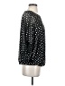 Sara Michelle 100% Polyester Polka Dots Black 3/4 Sleeve Blouse Size S - photo 4