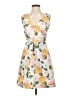 Sam Edelman 100% Polyester Floral Yellow Cocktail Dress Size 4 - photo 1