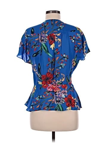 Parker Short Sleeve Silk Top (view 2)