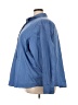 Universal Standard Blue Long Sleeve Button-Down Shirt Size 30 - 32 - photo 5