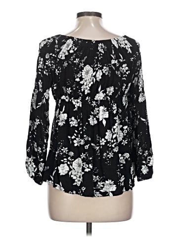 Live and Let Live 3/4 Sleeve Blouse (view 2)