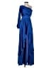 Mac Duggal 100% Polyester Blue Cocktail Dress Size 0 - photo 1