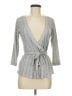 Armani Exchange Gray 3/4 Sleeve Blouse Size M - photo 1