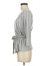 Armani Exchange Gray 3/4 Sleeve Blouse Size M - photo 5