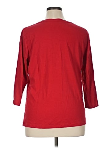 St. John's Bay 3/4 Sleeve T-Shirt (view 2)