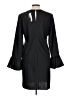J.Crew 100% Polyester Solid Black Casual Dress Size 12 - photo 2