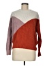 Sophie Rue Color Block Burgundy Pullover Sweater Size M - photo 1