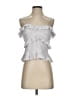 Do & Be 100% Polyester Silver Sleeveless Blouse Size S - photo 1