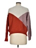 Sophie Rue Color Block Burgundy Pullover Sweater Size M - photo 2