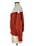 Sophie Rue Color Block Burgundy Pullover Sweater Size M - photo 5