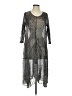 Comfy U.S.A. 100% Polyester Gray Cocktail Dress Size S - photo 1