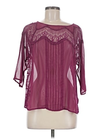 LC Lauren Conrad 3/4 Sleeve Blouse (view 1)