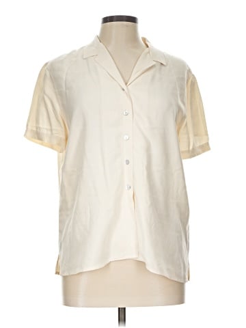 Liz Claiborne Collection Short Sleeve Silk Top (view 1)