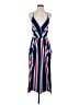 BCBGeneration Stripes Blue Casual Dress Size S - photo 1