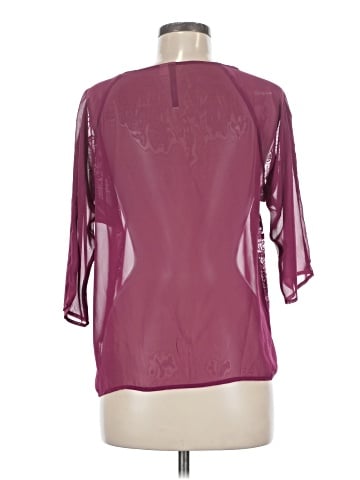 LC Lauren Conrad 3/4 Sleeve Blouse (view 2)