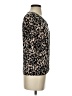 Halogen Animal Print Black 3/4 Sleeve Top Size XXS - photo 4