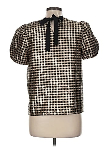 J.Crew Factory Store Short Sleeve Blouse (view 2)