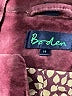 Boden 100% Cotton Burgundy Blazer Size 14 - photo 3