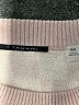T Tahari Checkered-gingham Pink Pullover Sweater Size M - photo 7