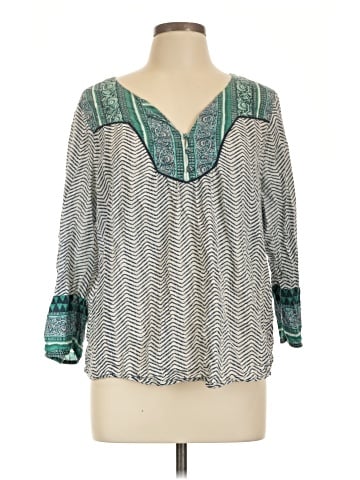 Lucky Brand 3/4 Sleeve Blouse (view 1)