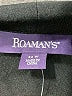 Roaman's 100% Polyester Black Blazer Size 34 Plus - photo 6