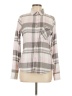 Antigua 100% Cotton Plaid Gray Long Sleeve Button-Down Shirt Size M - photo 1