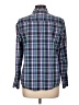 Gap Outlet Plaid Blue Long Sleeve Button-Down Shirt Size L - photo 2