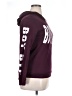 ON FIRE 100% Cotton Burgundy Sweatshirt Size XL - photo 4